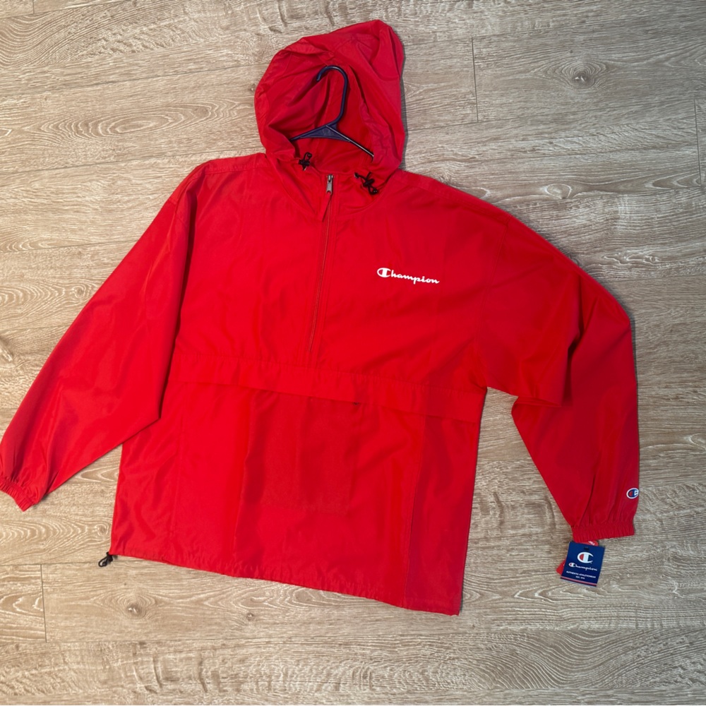 Champion Bold Red Pullover Hoodie